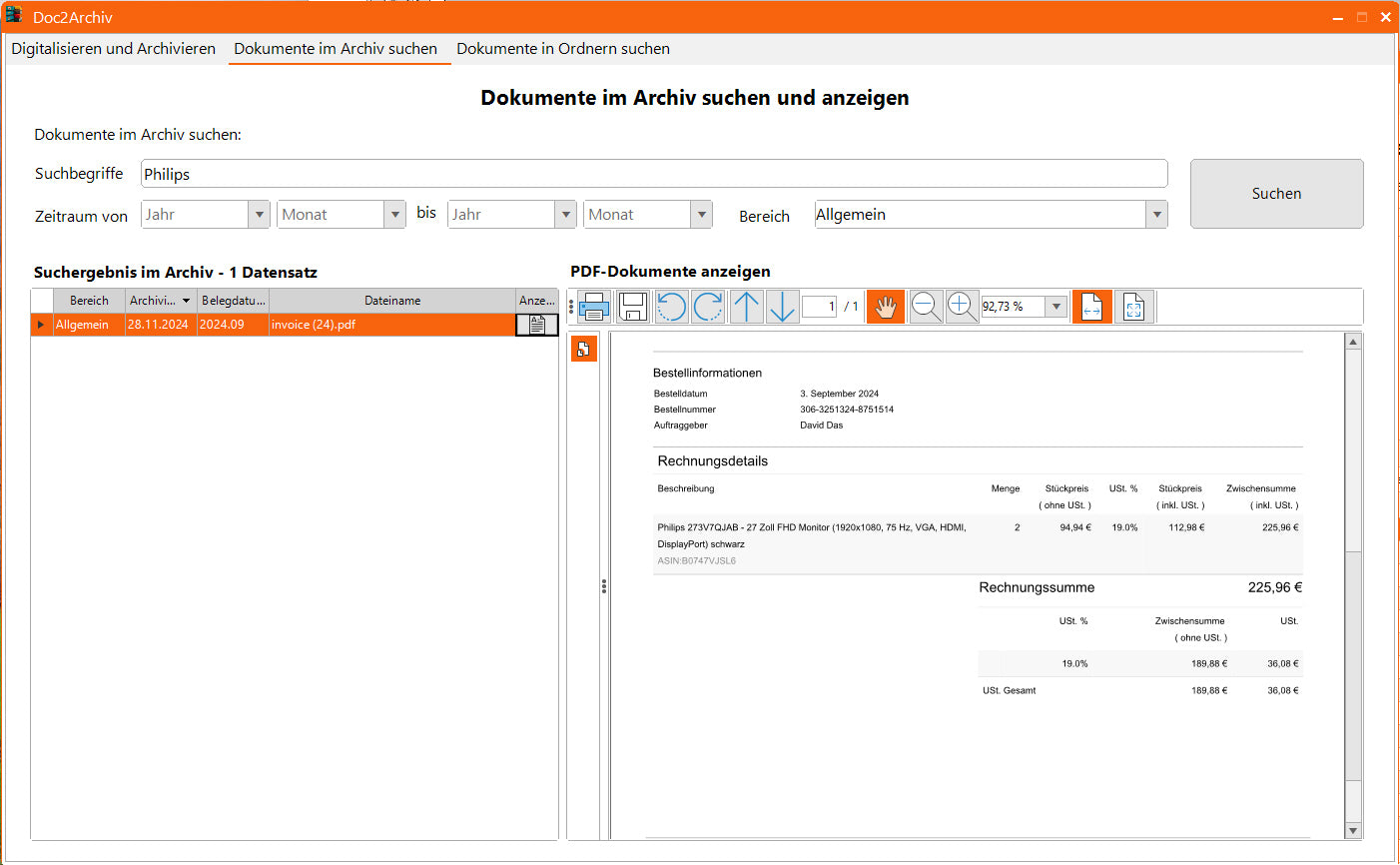 Doc2Archiv™ - Der smarte Helfer für effizientes Dokumentenmanagement