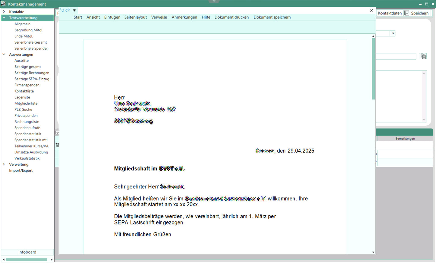 BdpMgt™ - Kundenmanagement-Software, Artikel, Angebote, Rechnungen, Mitglieder und Spenden verwalten