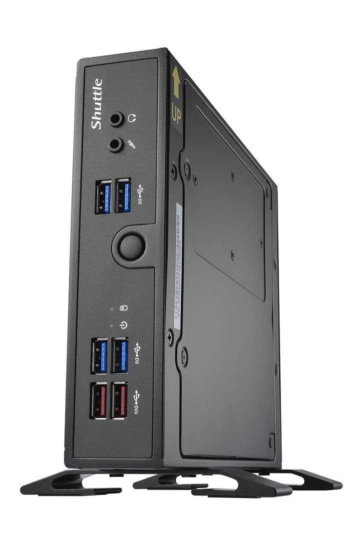 Shuttle Barebone DS50U5 Black (Core i5-1335U) fanless Fanless 24-7 ready, w/o WLAN