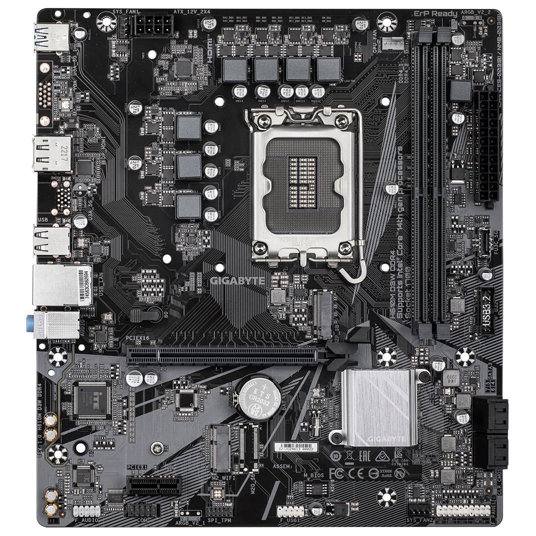 GIGA H610M D3W DDR4 S1700/DDR4/DP-HDMI/µATX