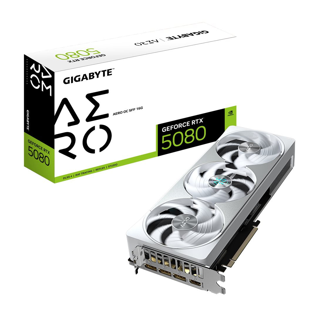 GIGA VGA 16GB RTX5080 AERO SFF OC-16G 3xDP/HDMI GeForce RTX 5080 AERO OC SFF 16G