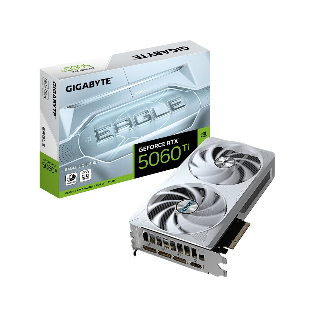 GIGA VGA 16GB RTX5060TI EAGLE-OC-ICE-16G 3xDP/HDMI GeForce RTX 5060 Ti EAGLE OC ICE 16G