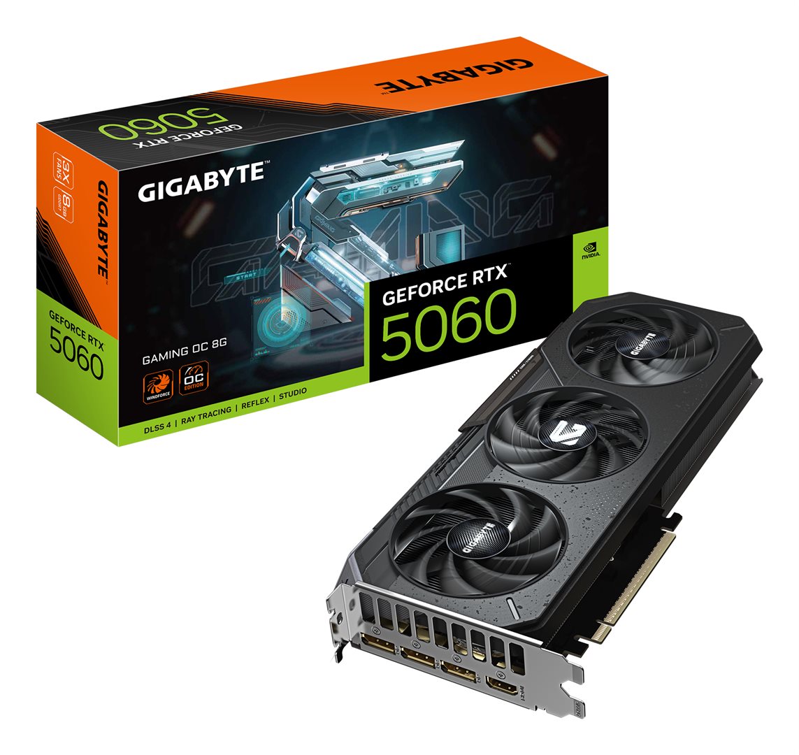 GIGA VGA 8GB RTX5060 GAMING OC 8G 3xDP/HDMI GeForce RTX 5060 GAMING OC 8G