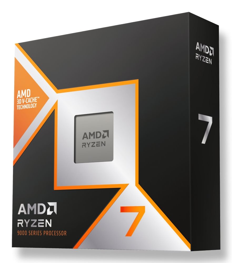 CPU AMD RYZEN 7 9800X3D / AM5 / WOF AMD Ryzen 7 9800X3D (8/16x 4,7 GHz)AM5 104MB 120W