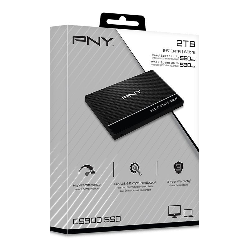 PNY SSD 2.5 Zoll 2TB CS900 SATA 3 Retail