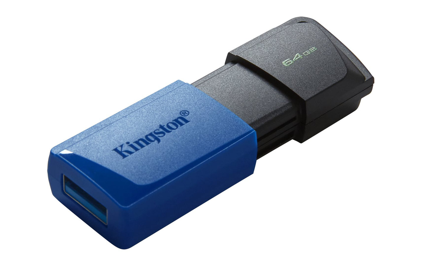 Kingston USB 3.2 Stick DataTraveler Exodia M black/blue 64GB 2er Pack 3.2 Gen 1, Zwei Stück