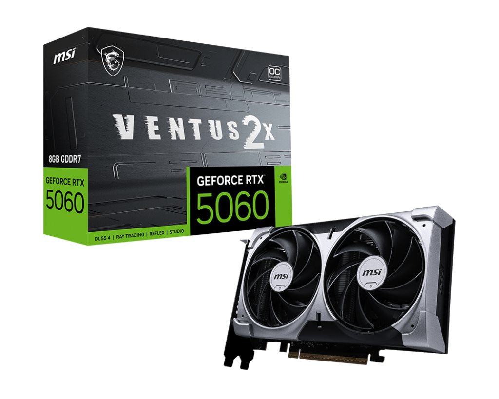 MSI VGA 8GB RTX5060 VENTUS 2X OC 3xDP/HDMI GeForce RTX 5060 8G VENTUS 2X OC
