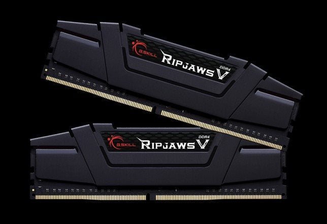 G.Skill DDR4 RAM 32GB (2x16GB Dual-Kit) PC3200 CL16 32GVK Ripjaws V black (Intel optimiert)