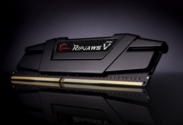 G.Skill DDR4 RAM 32GB (2x16GB Dual-Kit) PC3200 CL16 32GVK Ripjaws V black (Intel optimiert)