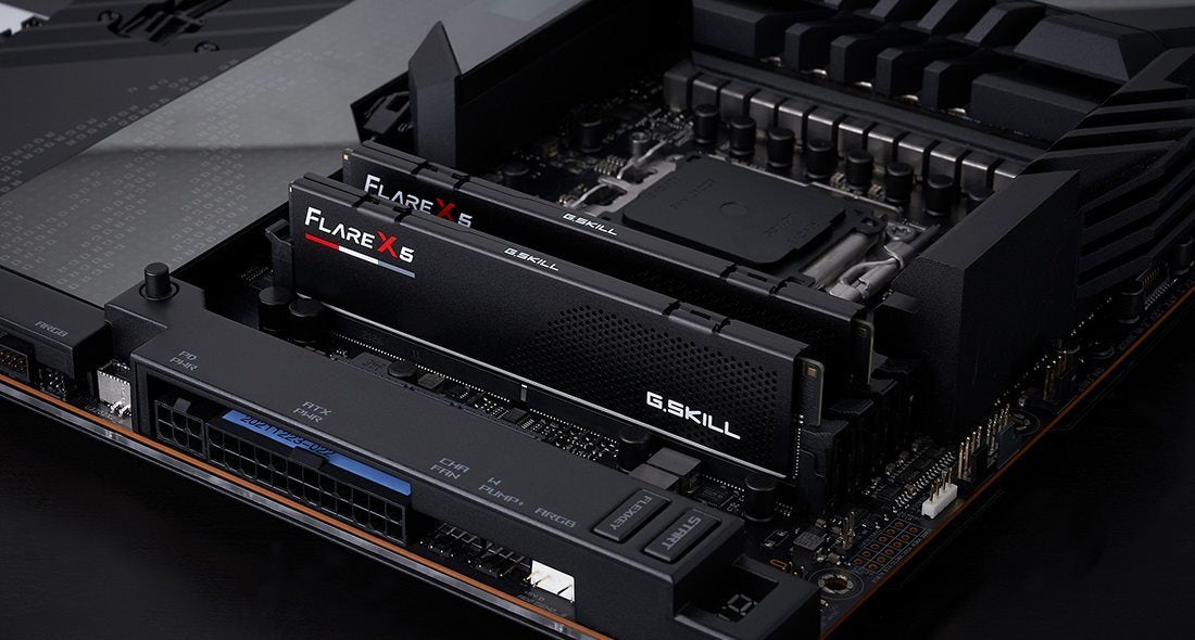 G.Skill DDR5 RAM 32GB (2x16GB Dual-Kit) PC6000 CL32 32FX5 Flare X5 black (AMD optimiert)