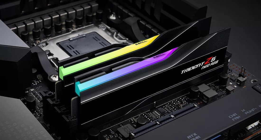 G.Skill DDR5 RAM 32GB (2x16GB Dual-Kit) PC6000 CL32 TZ5NR RGB Trident Z5 NEO RGB (AMD optimiert)
