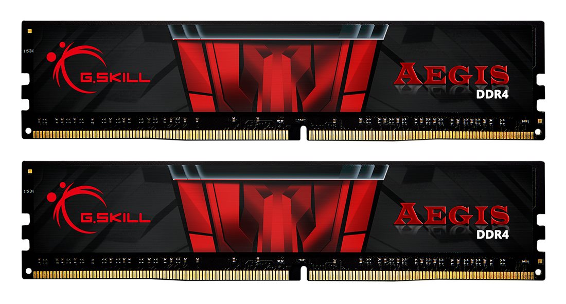 G.Skill DDR4 RAM 32GB (2x16GB Dual-Kit) PC3200 CL16 16GIS Aegis black (Intel optimiert)