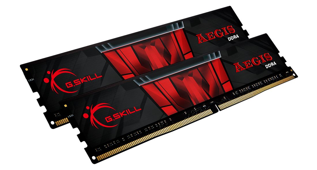 G.Skill DDR4 RAM 32GB (2x16GB Dual-Kit) PC3200 CL16 16GIS Aegis black (Intel optimiert)