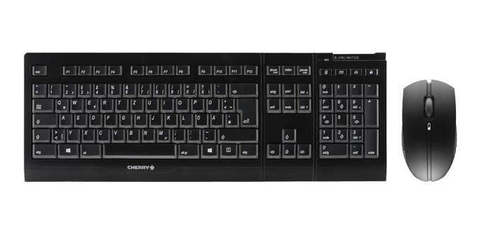 CHERRY Desktop B.UNLIMITED 3.0 DE WL AES black