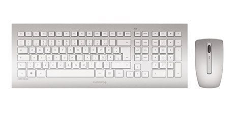 CHERRY Desktop DW 8000 DE Wireless silver/white
