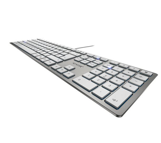 CHERRY Keyboard KC 6000 Slim DE silver/white