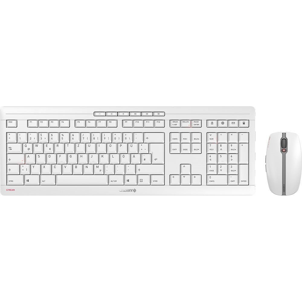 CHERRY Desktop STREAM DE Wireless pale grey Deutschland