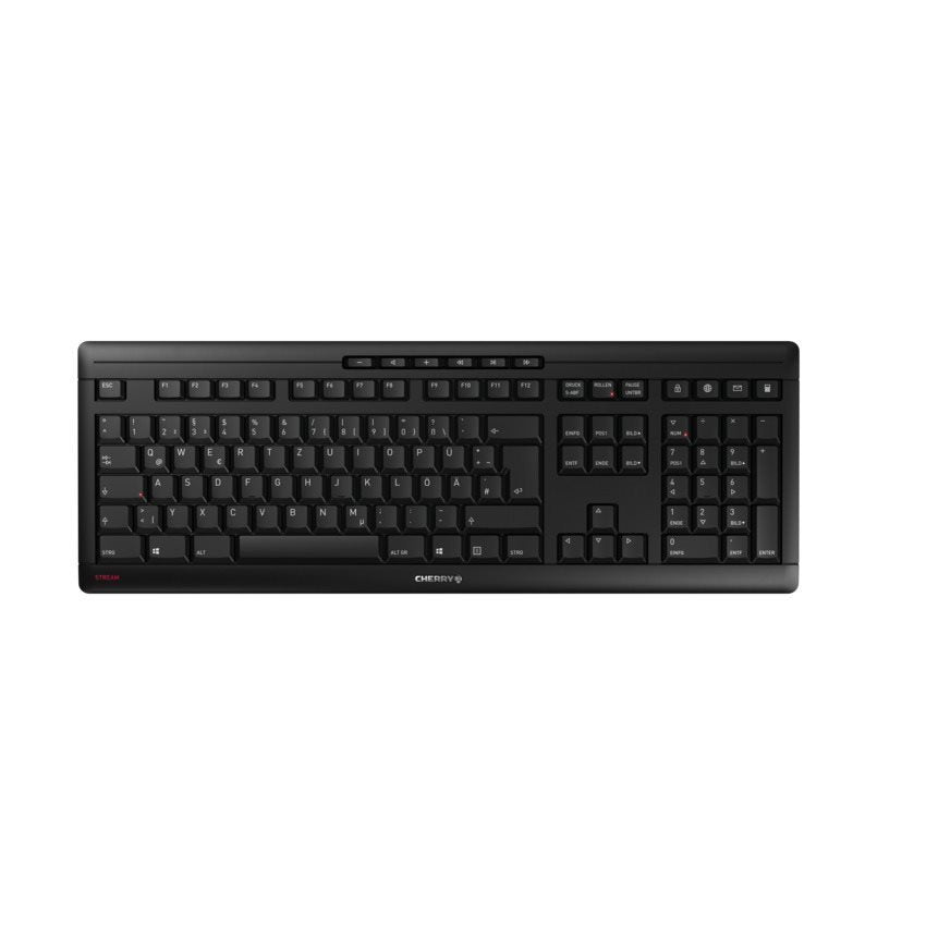 CHERRY Keyboard STREAM WIRELESS DE black