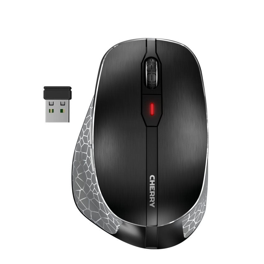 CHERRY Mouse MW 8C ERGO AES Ergonomic black BT 600/1000/1600/3200 DPI (umschaltbar)