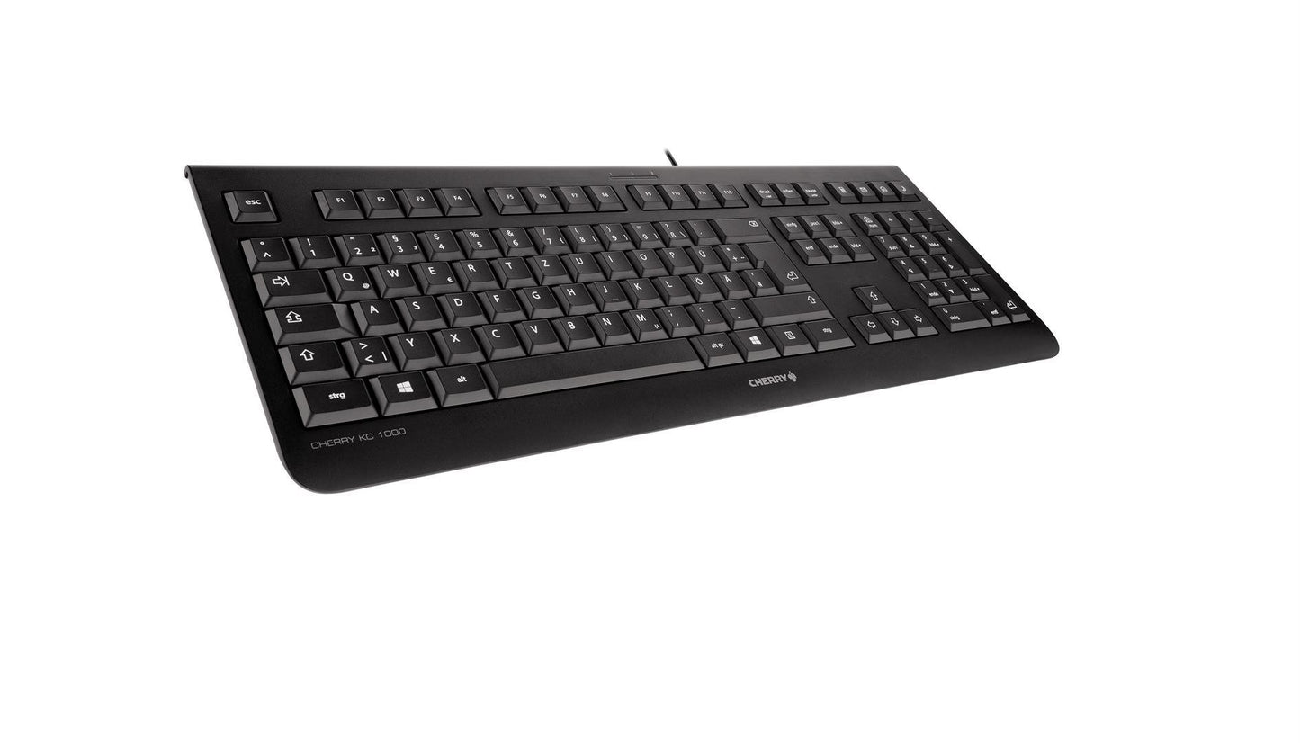 CHERRY Keyboard KC 1000 DE black