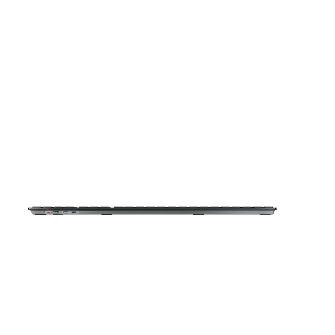 CHERRY Desktop DW 9500 SLIM DE WL AES black/grey BT Lithium Akku - wochenlange Nutzung ohne Aufladu
