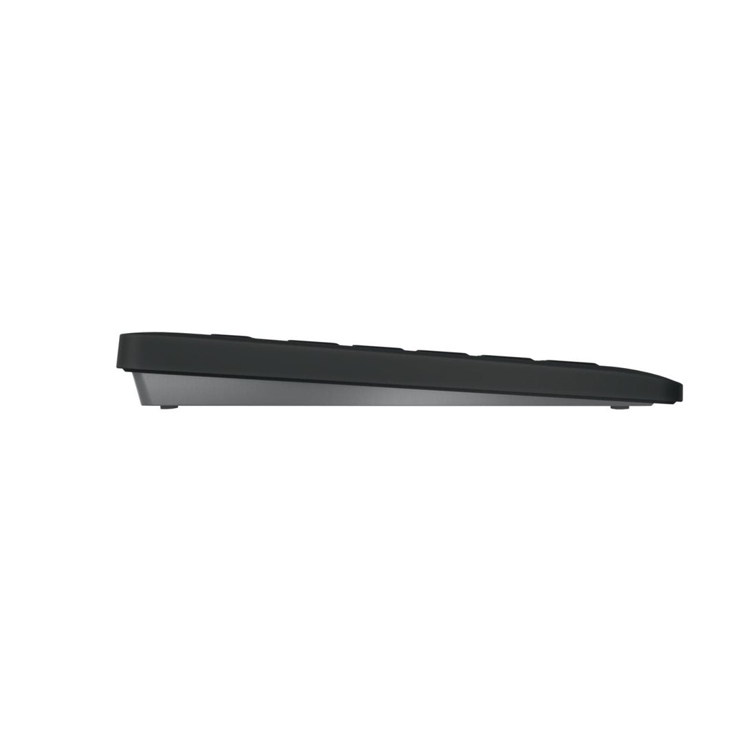 CHERRY Keyboard STREAM PROTECT WIRELESS DE black mit hochwertiger Schutzmembran