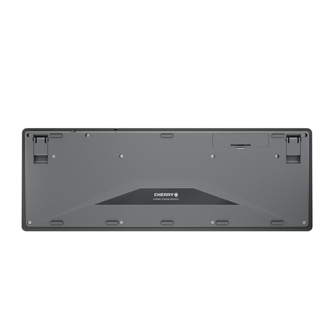 CHERRY Keyboard STREAM PROTECT WIRELESS DE black mit hochwertiger Schutzmembran