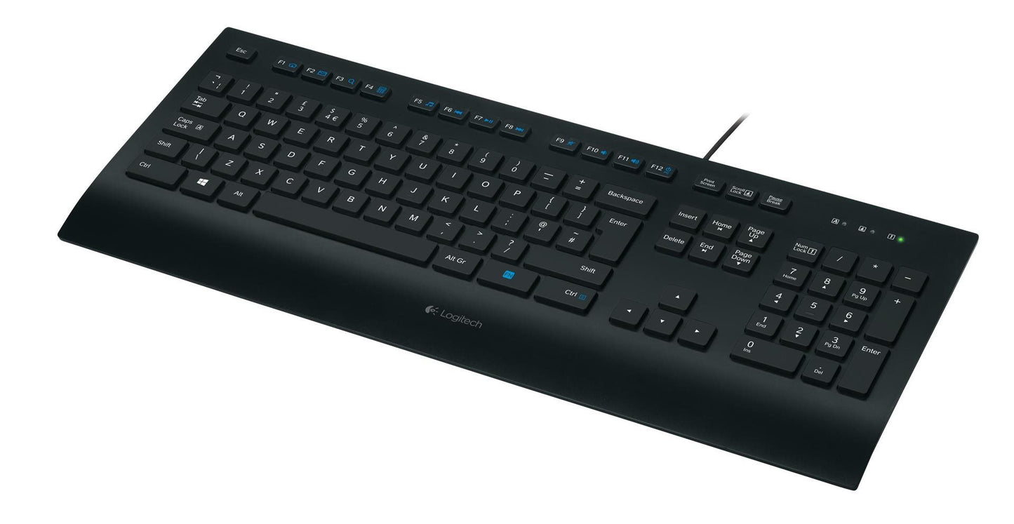 Logitech Keyboard K280e for Busi. DE black