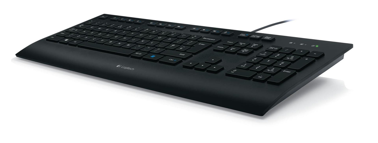 Logitech Keyboard K280e for Busi. DE black