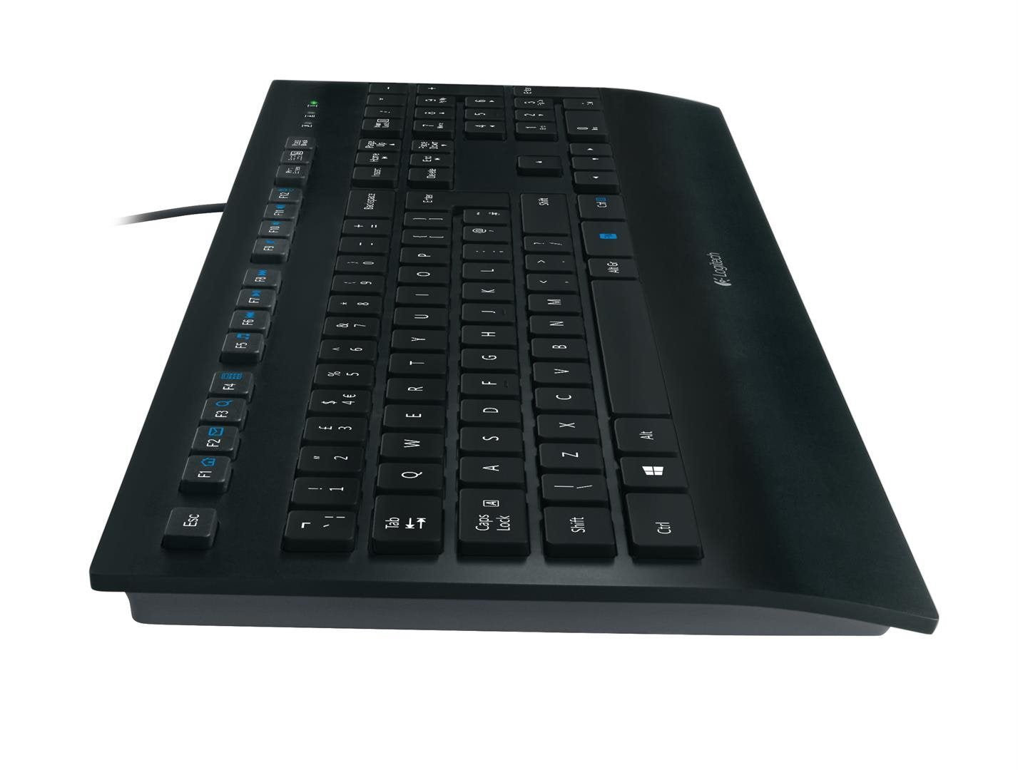 Logitech Keyboard K280e for Busi. DE black