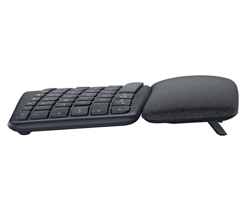 Logitech Keyboard K860 ERGO Split Ergonomic DE graphite mit Handballenauflage