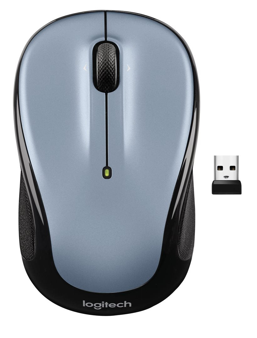 Logitech Mouse M325s Wireless Light Silver Wireless, Optisch, 1000 dpi, 3 Tasten