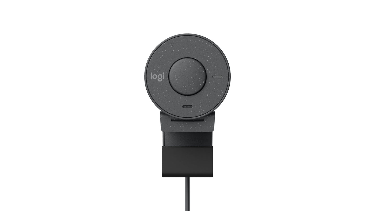 Logitech Webcam BRIO 305, Full-HD 1080p, USB-C, graphite Integrierte Abdeckblende, inkl. Montagecli