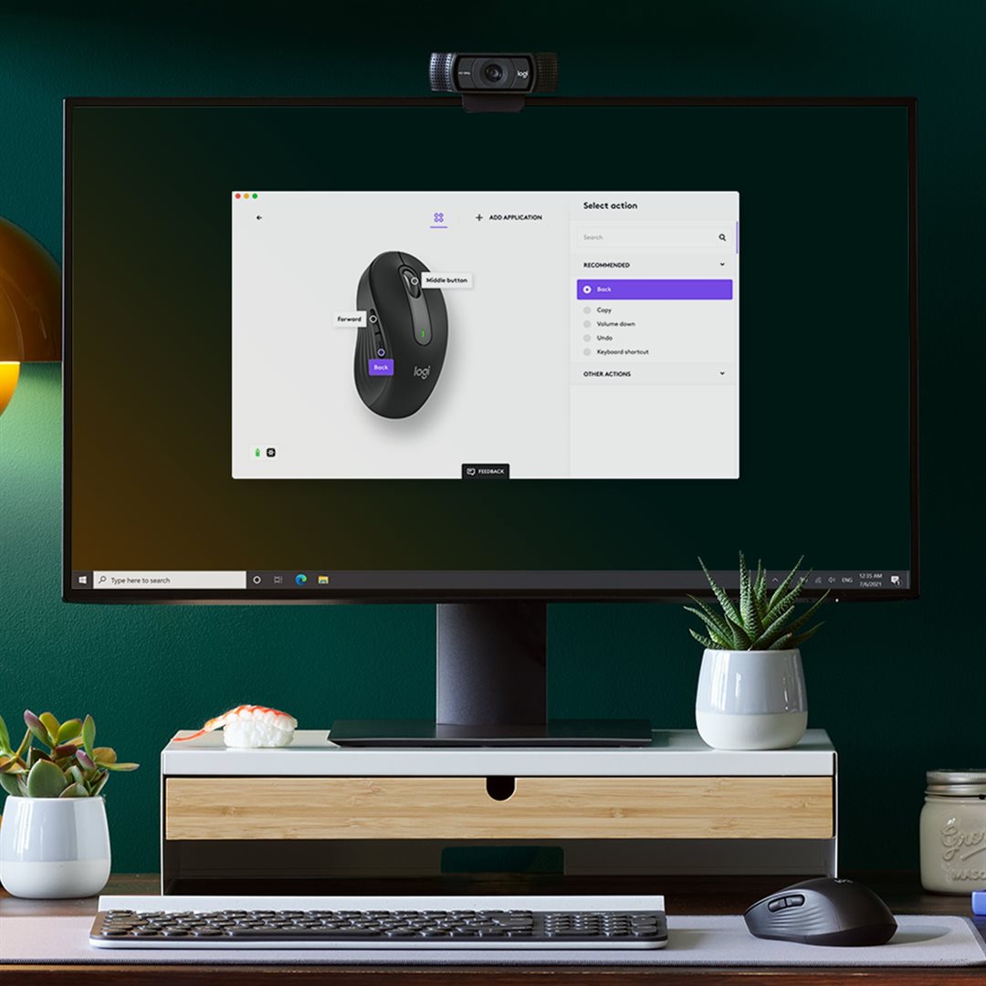 Logitech Mouse M650 SIGNATURE Large WL (RIGHT) BOLT graphite BT für große Hände (> 19,0 cm), Rechtsh