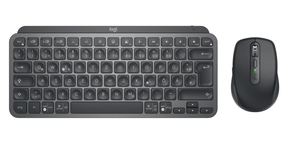 Logitech Desktop MX Keys MINI Combo for Busi. BOLT DE darkgrey BT Mouse: MX Anywhere 3 (Akku), USB-
