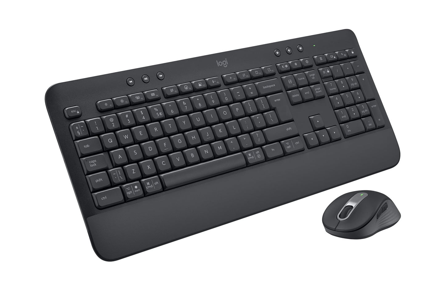 Logitech Desktop MK650 Signature BOLT DE black BT Mouse: Signature M650 for Busi. (400–4000 DPI)
