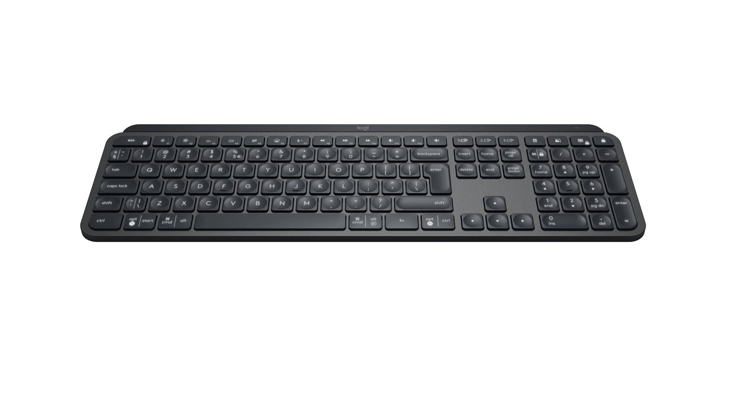 Logitech Keyboard MX Keys for Business DE graphite BT beleuchtete Tasten, BrownBox