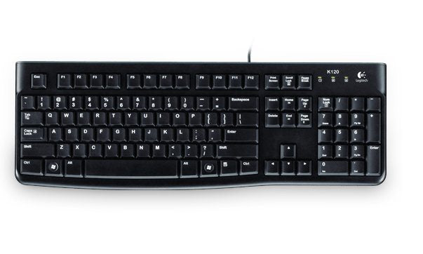 Logitech Keyboard K120 DE black