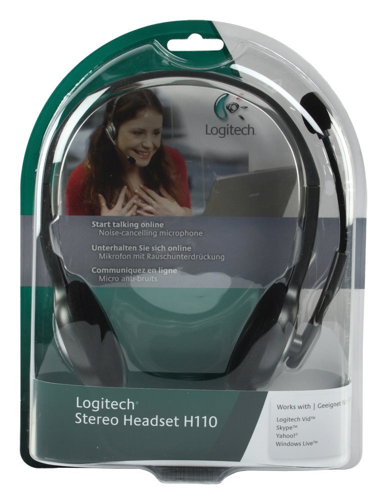Logitech Headset H110 2.0 2xKlinke