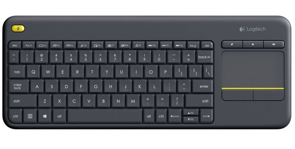 Logitech Keyboard K400 Plus Wireless Touch DE black