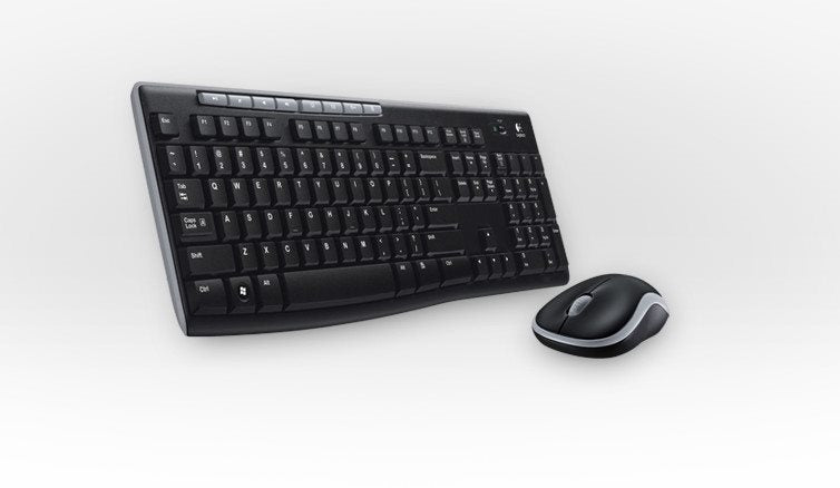 Logitech Desktop MK270 Wireless US/EU black