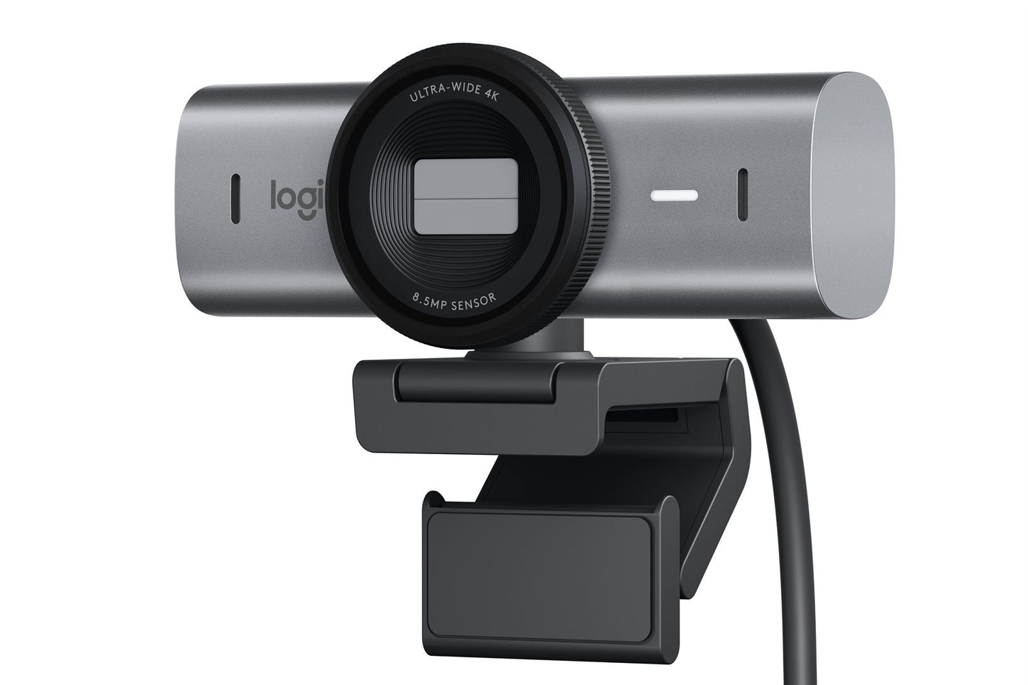 Logitech Webcam MX BRIO 705 for Business 4K silver/black AI image enhancement, RightSight, RightLigh