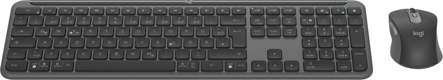 Logitech Desktop MK950 Signature Slim Combo f. Busi. WL BOLT DE Grafit BT Logi Options+ (WIN und ma