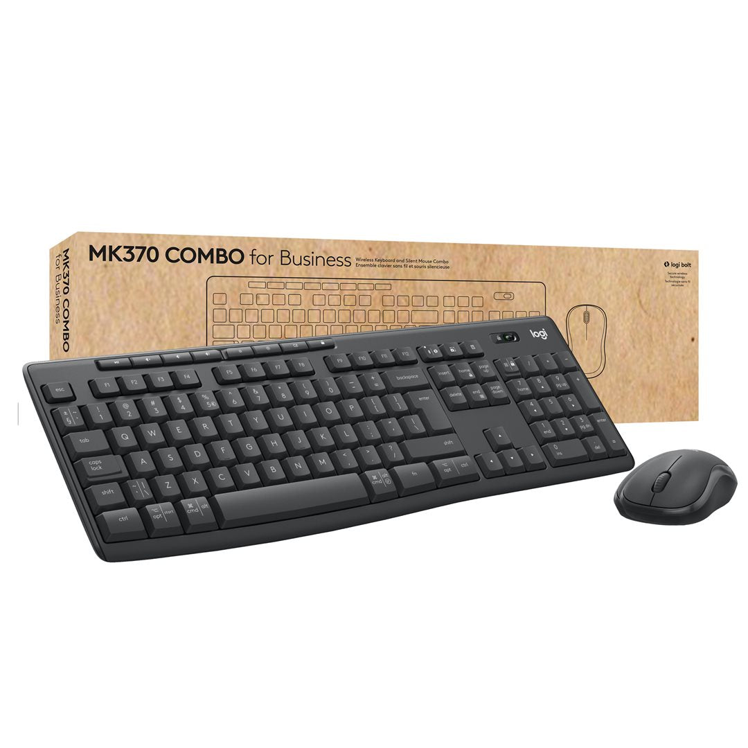 Logitech Desktop MK370 Wireless Combo for Busi. DE BOLT black BT