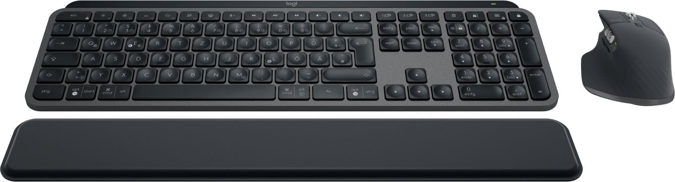 Logitech Desktop MX Keys S Combo BOLT DE darkgrey BT MX Keys, MX Master 3S, MX Handballenauflage for