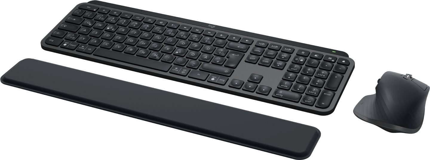 Logitech Desktop MX Keys S Combo BOLT DE darkgrey BT MX Keys, MX Master 3S, MX Handballenauflage for