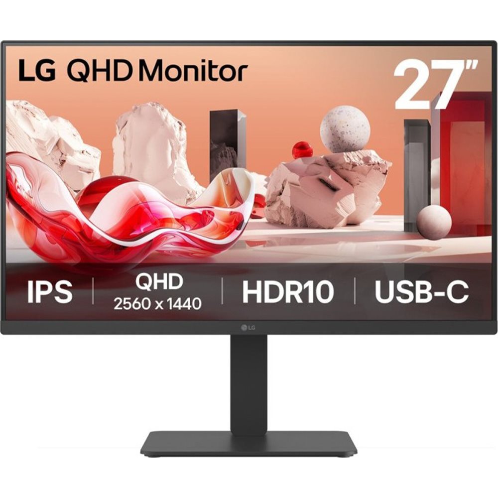 LG LCD 27BA65QB-B 27 Zoll black USB-C, KVM, Daisy Chain