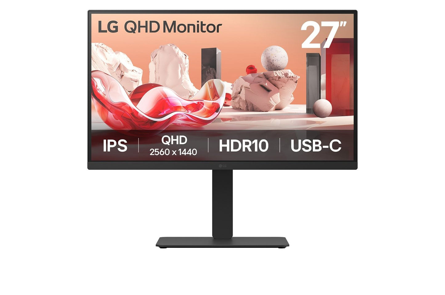 LG LCD 27BA75QB-B 27 Zoll black USB-C, KVM, Daisy Chain,RJ45