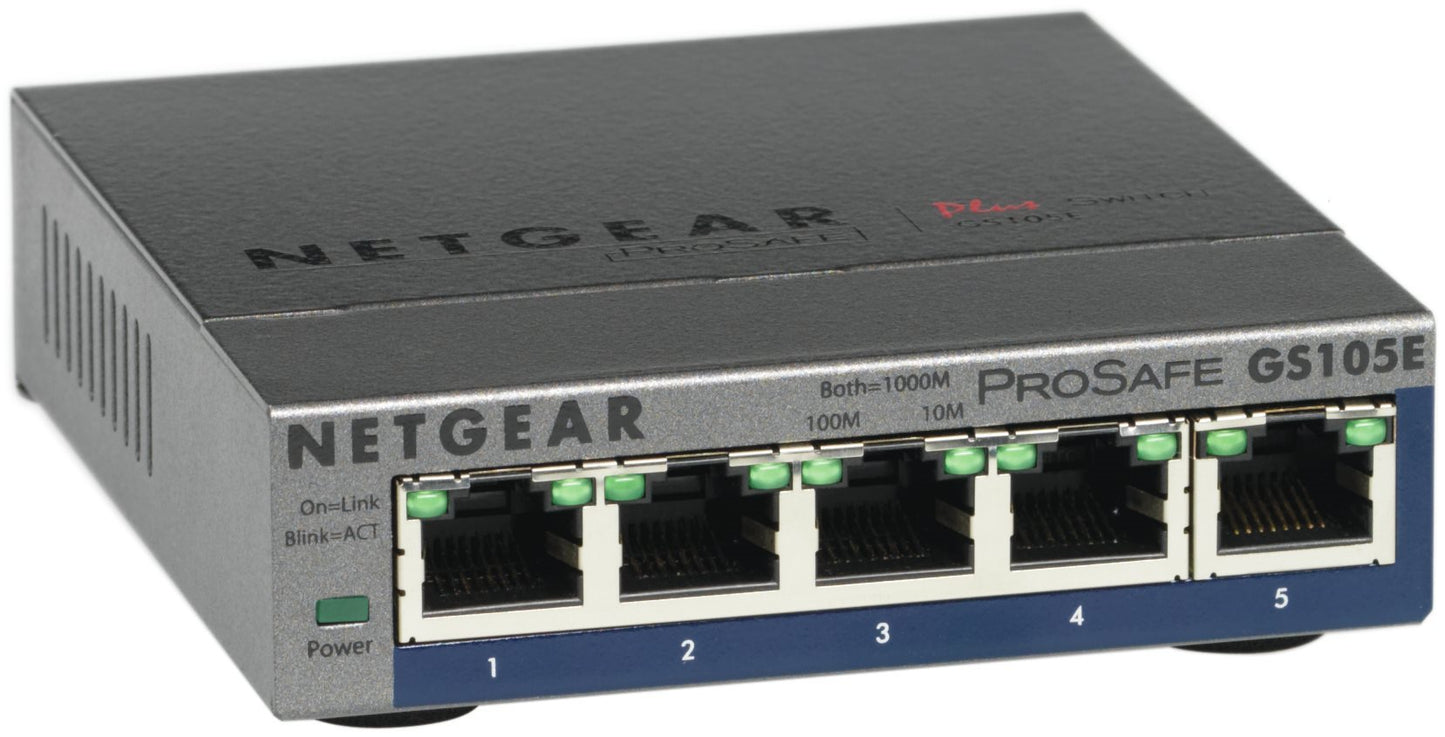 Netgear 5Port Switch 10/100/1000 GS105E
