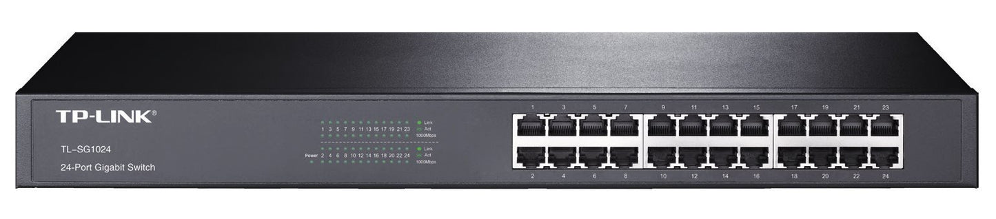 TP-LINK Switch TL-SG1024 24xGBit Unmanaged 19 Zoll